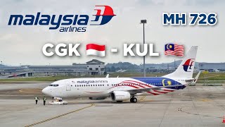 Malaysia Airlines MH726 Jakarta - Kuala Lumpur | Boeing 737-800 Economy Class