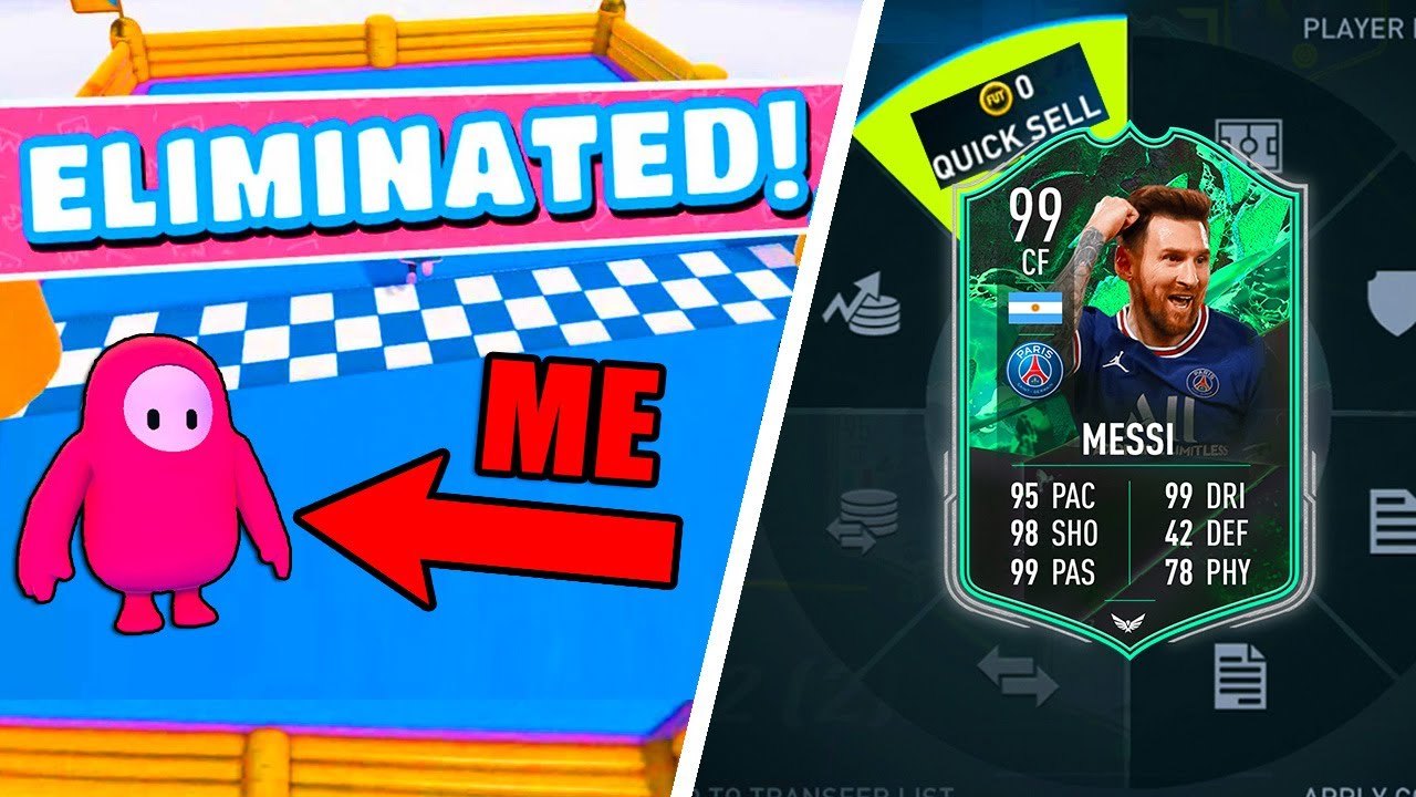 1 Elimination = 1 DISCARD (FIFA x Fall Guys)