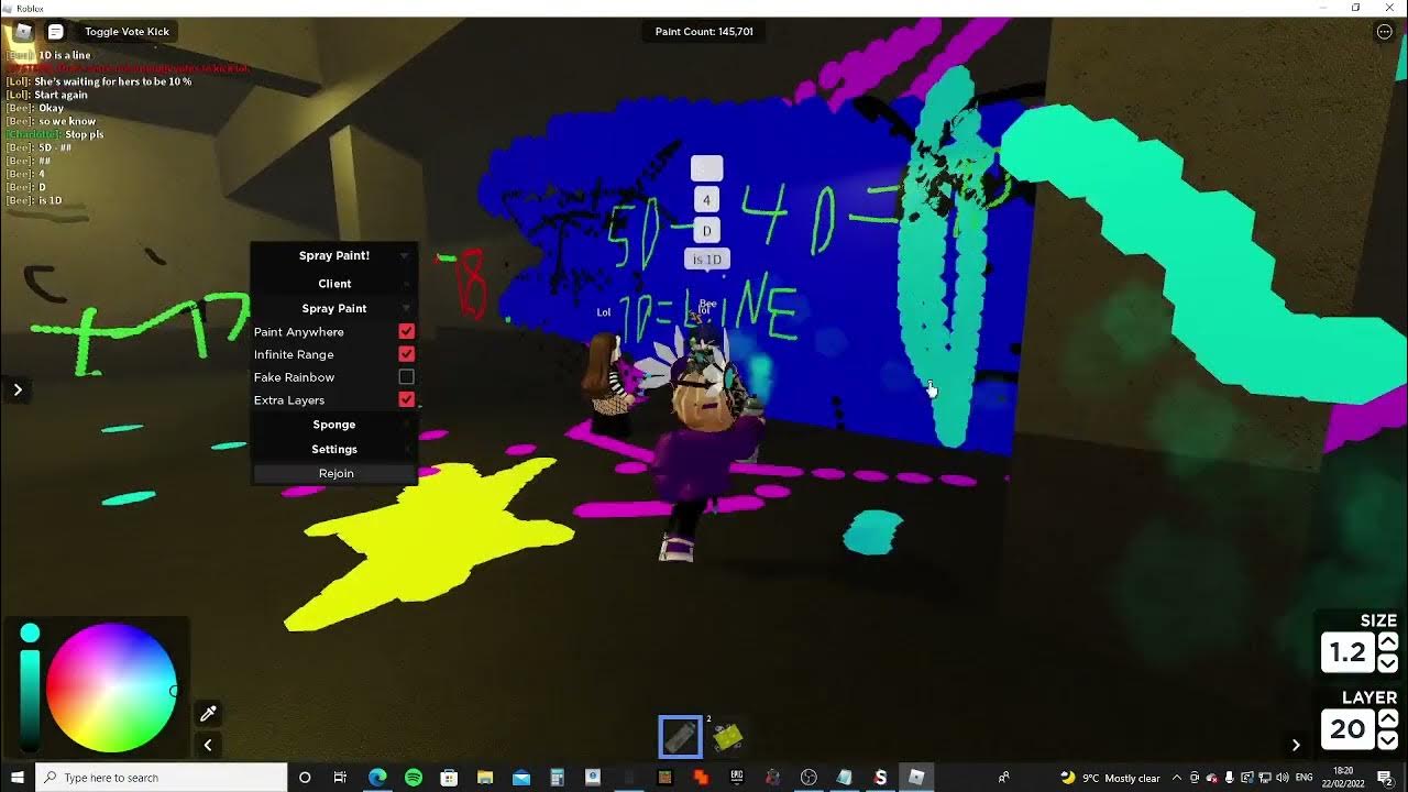 new script for spray paint (roblox) YouTube