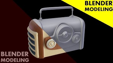 Vintage radio [ Modeling ] [ Blender 2.78c ]