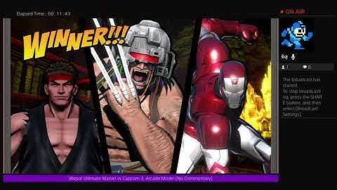 Ultimate Marvel vs Capcom 3 Arcade Mode Playthrough Pt.1! (No Commentary)