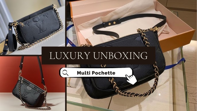 LV Multi Pochette Monogram Empreinte Leather // Unboxing + What Fits 2021 