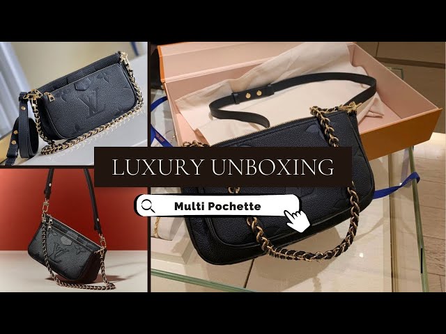 LOUIS VUITTON MULTI POCHETTE EMPREINTE UNBOXING + SHOPPING VLOG