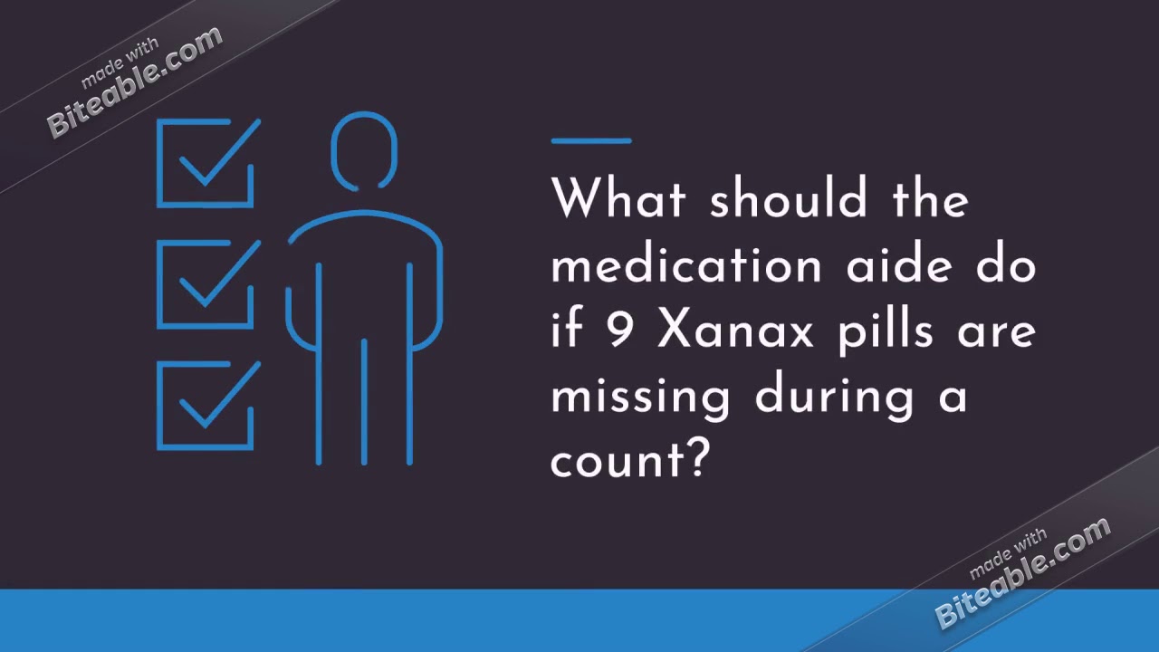 Medication Aide Practice Test Questions Part I 