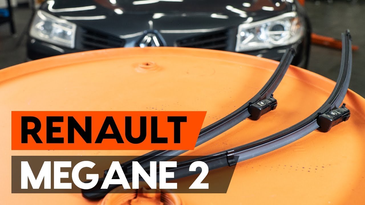 Renault Scénic dci - Changement des balais d'essuie-glaces avant 