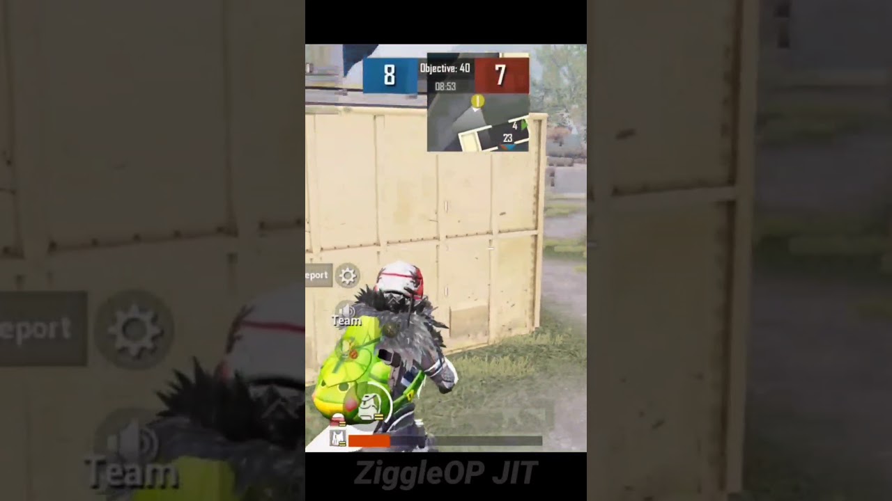 1vs4 CLUTCH SHORT IN PUBG MOBILE ! ZiggleOP JIT ! 