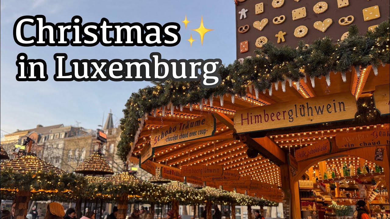 🇱🇺 Christmas in Luxembourg | Christmas Market & Winter Vibes 룩셈부르크 겨울 이야기 ✨