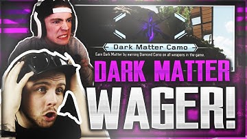 DELETING DARK MATTER CAMO! "DARK MATTER" CAMO WAGER! LOSER RESETS STATS! (BO3)