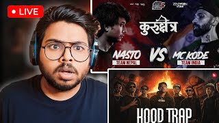 RAP BATTLE BETWEEN NASTO vs MC KODE REACTION | VIJAY DK HOOD TRAP REACTION & MUCH MORE...