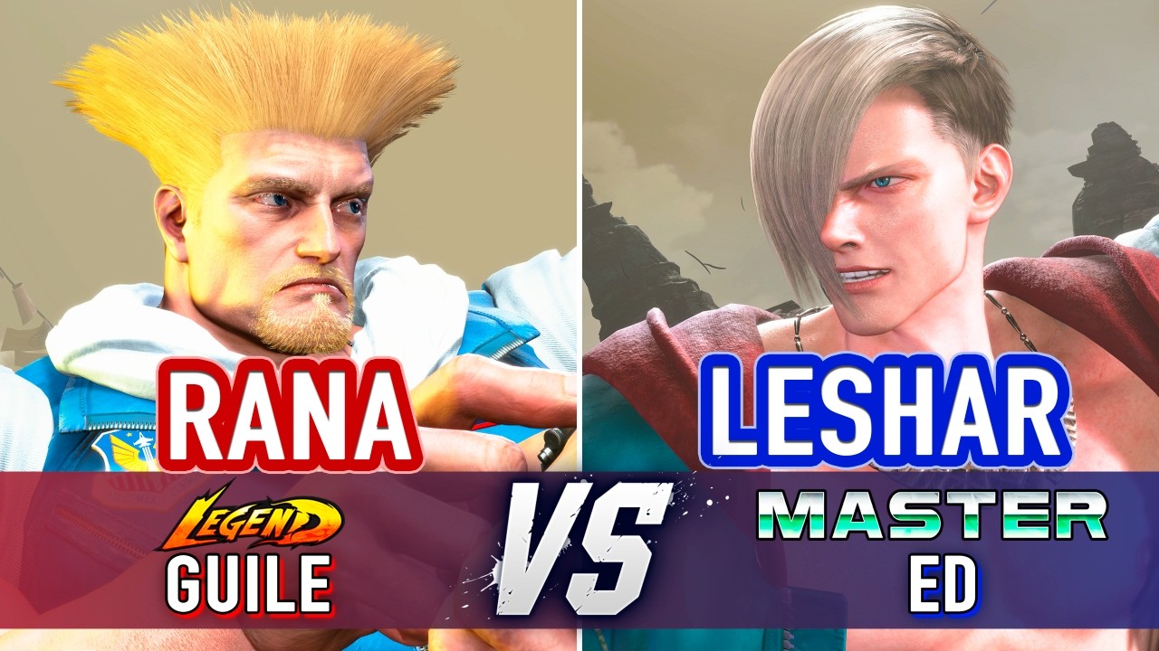 SF6 🤜 RANA (Guile) vs LESHAR (Ed) 🤛 SF6 High Level Gameplay