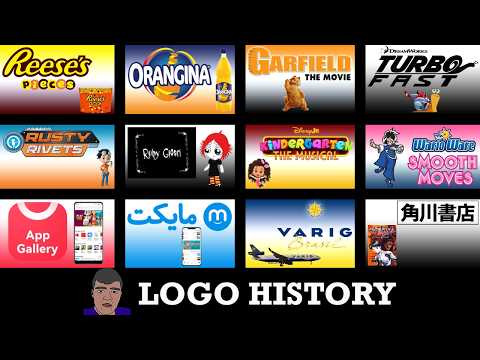LOGO HISTORY - Orangina, Turbo Fast, Rusty Rivets, Reese's Pieces