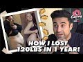 How I Lost 120 Pounds In 1 Year! | Lizeth Barreto and George Janko Mukbang | EHPlabs