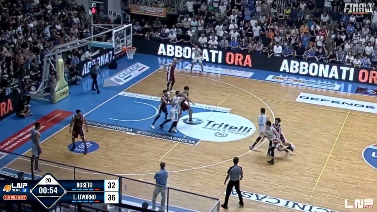 Pallacanestro Roseto - Libertas Livorno GARA 5 Finali Playoff Serie B Nazionale 2023/2024