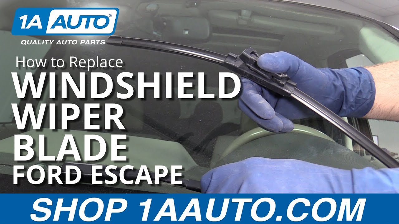How to Replace Windshield Wiper Blade 08-12 Ford Escape - YouTube