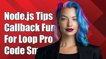 Node.js: How to Call Callback Functions Inside a For Loop Effectively
