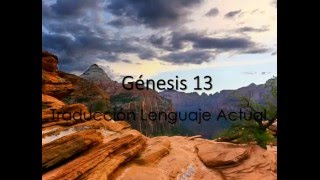 Génesis 13 - Traducción Lenguaje Actual - TLA