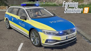 FS19 - Volkswagen Passat POLIZEI - CAR MOD DOWNLOAD LINK for Farming Simulator 2019 #gaming #games screenshot 5