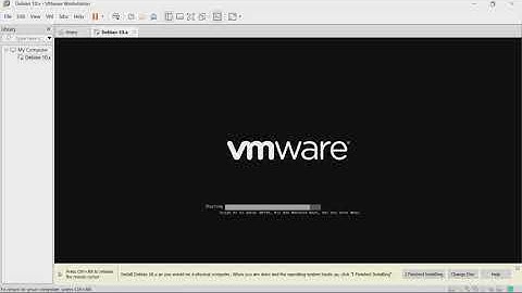 Install linux debian 10 menggunakan vmware