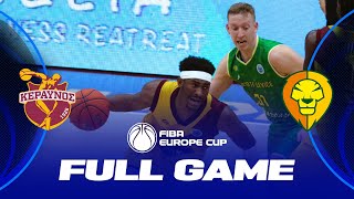 Keravnos BC v Patrioti Levice | Full Basketball Game | FIBA Europe Cup 2022
