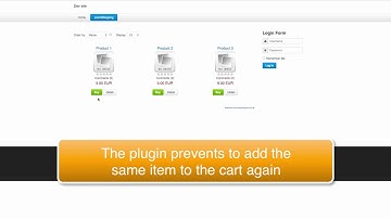 No Duplicate Product in Cart for JoomShopping