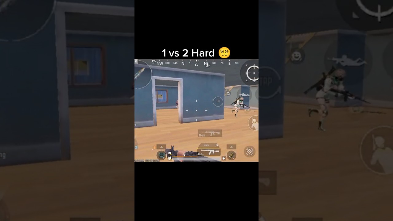 1 vs2 hard 🤕..@sameerx1gamer 