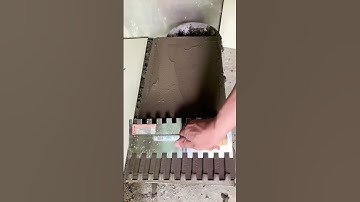 Making process of fluted cement slurry