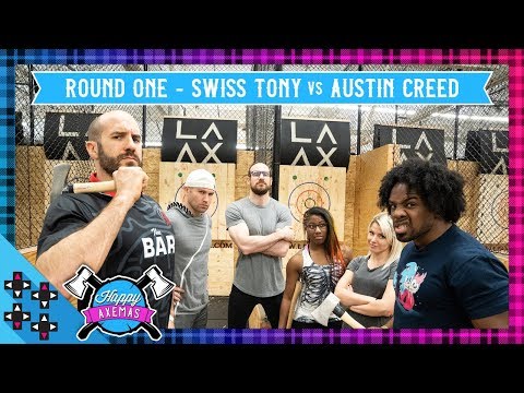 AXE TOSS COMPETITION: CESARO vs. AUSTIN CREED - Round 1