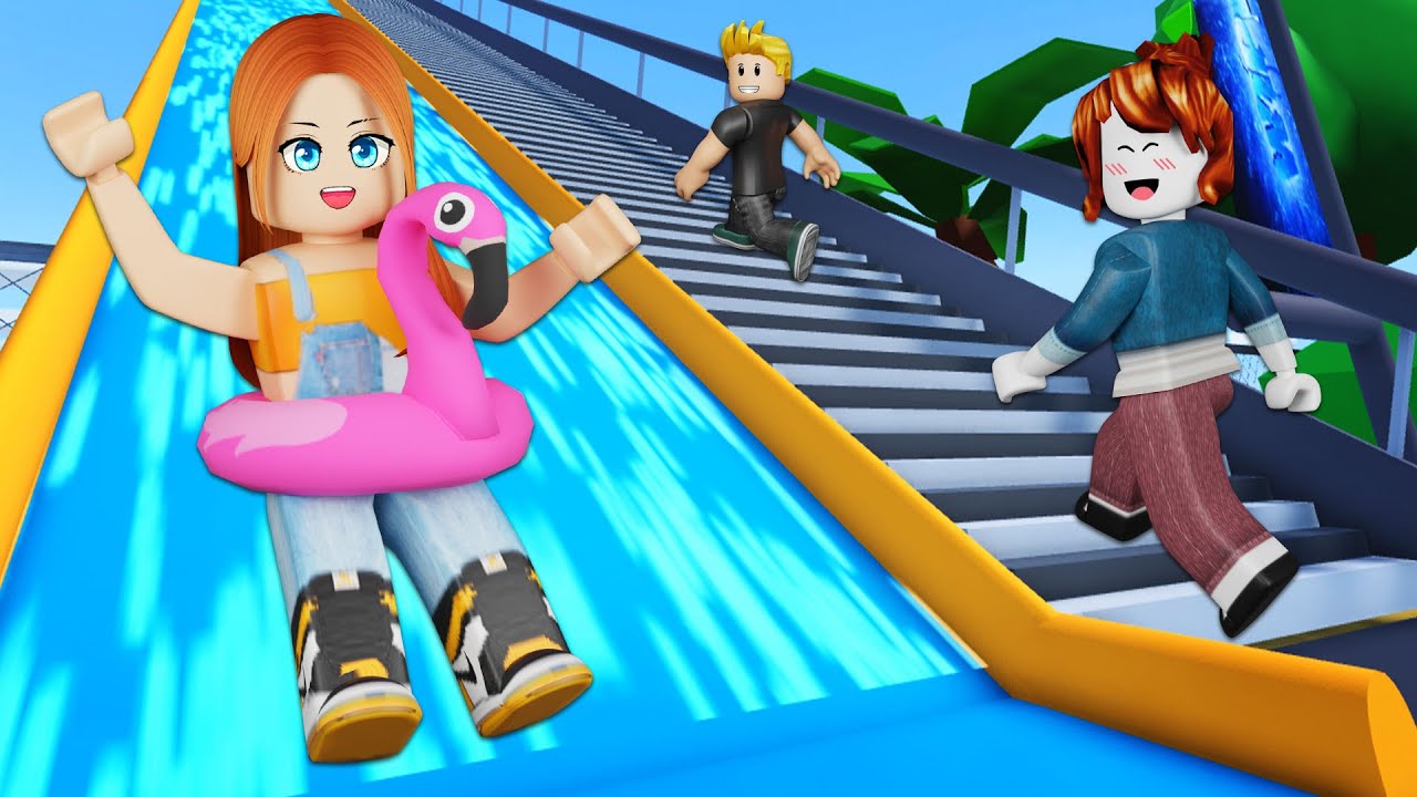 UMAKYAT AT NAGPADULAS AKO SA PINAKA MATAAS NA SLIDE SA ROBLOX | ROBLOX Climb and Slide