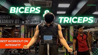 BICEPS AND TRICEPS (ARMS) WORKOUT | ROAD TO 500 SUBSCRIBERS:) | IMRAN IS INSANE