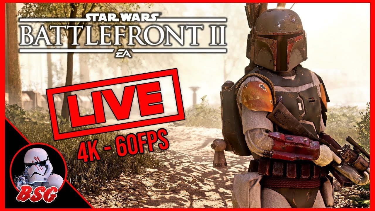 Star Wars Battlefront 2 (4K 60FPS) - Live With BloodSpiller Gaming!