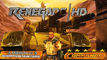 C&C Renegade - Mission 1 - Upscale 4K Textures - 5 Star Commando Difficulty - Scorpion Hunters
