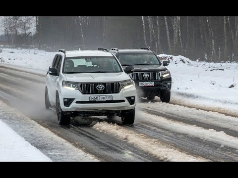 Видео: Поехал ли обновленный Prado? Ставим его против дорестайла на 210 и 177 сил