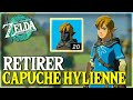 Comment retirer la capuche hylienne dans zelda tears of the kingdom  tuto zelda totk