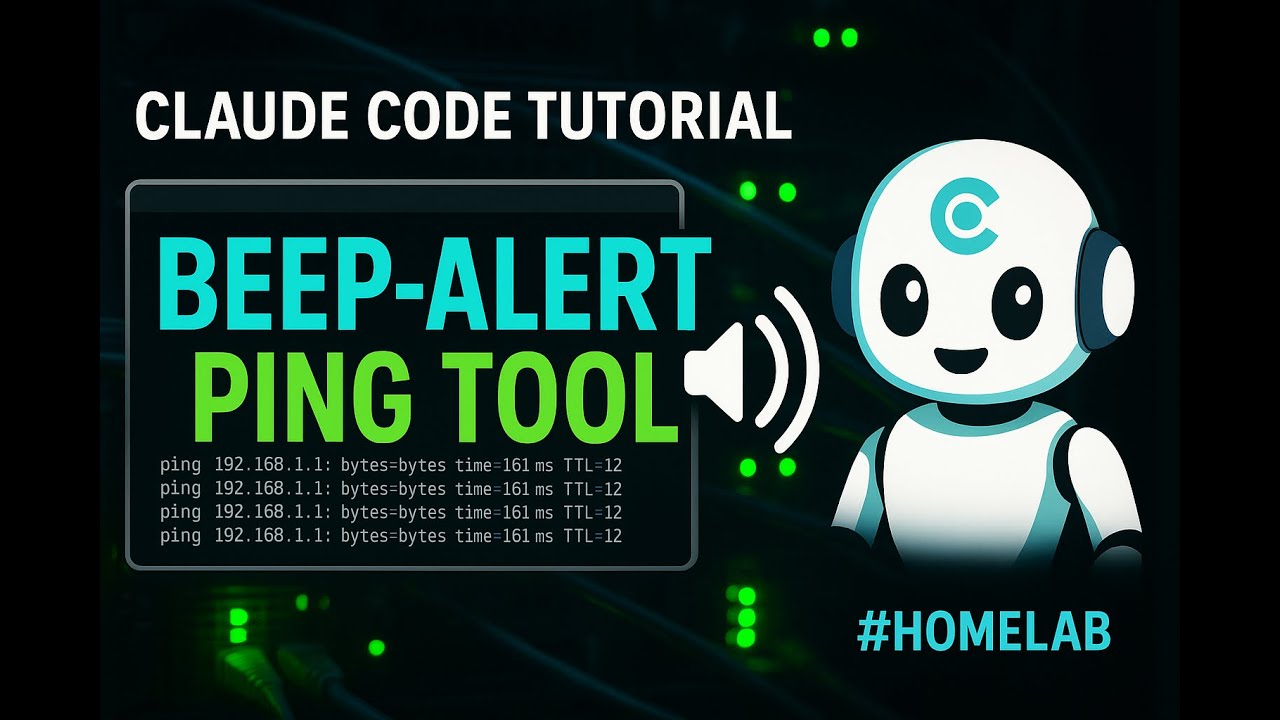 Claude Code Tutorial: Beep-Alert Ping Tool for Your Home-Lab Network ...