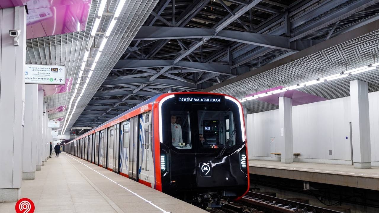 Поездка на новом поезде Москва 2024 на Замоскворецкой линии Коломенская - Ховрино