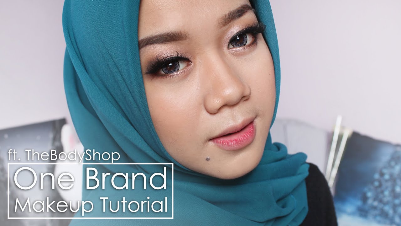 The Body Shop One Brand Makeup Tutorial Cheryl Raissa YouTube