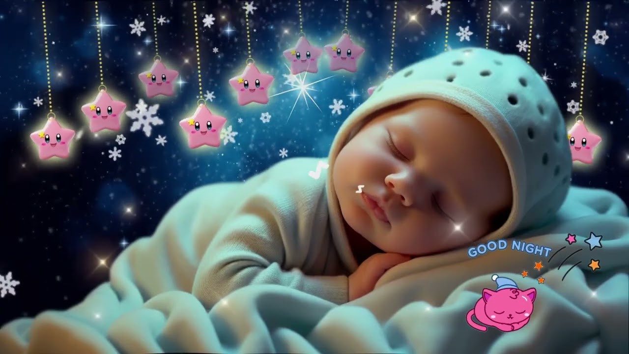 Baby Sleep Music 🎶 Gentle Mozart Brahms Lullaby 🎶 Fall Asleep Instantly ✨ Calm Bedtime Routine