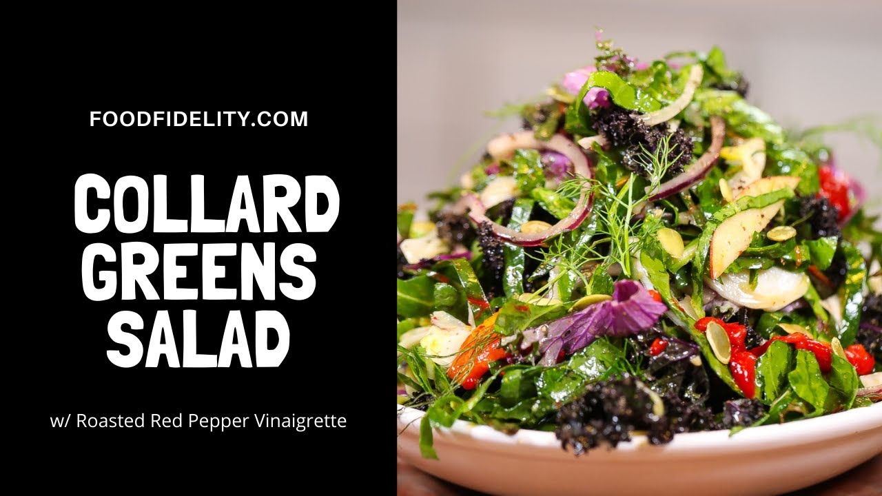 How To Make A Healthy & Delicious Collard Greens Salad YouTube
