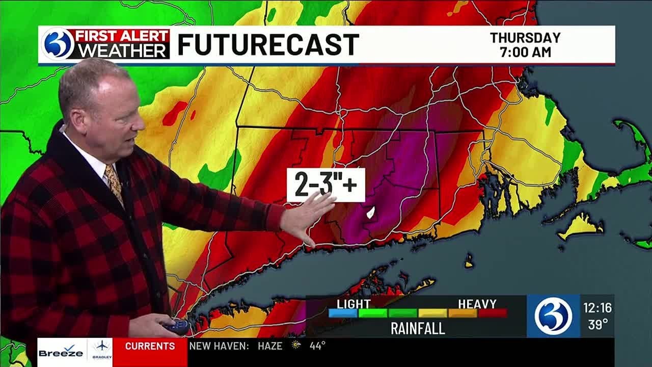 FORECAST: First Alert Weather Day tomorrow for heavy rain, wind - YouTube