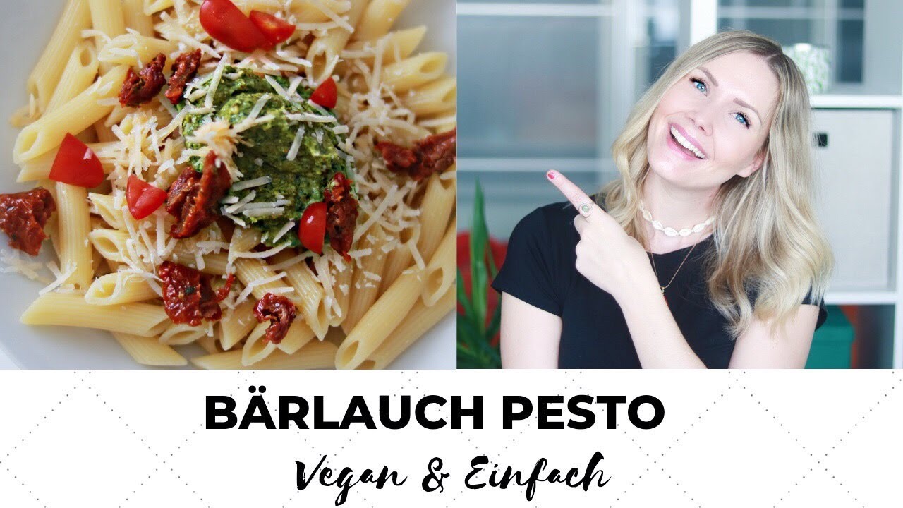 Barlauch Pesto Mal Anders Leckere Mahlzeit In Unter 10 Minuten Vegan Youtube