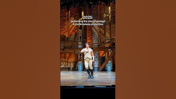 learning the choreo in 2017 to now doing it on Broadway 🥲 #hamilton #musical #actor #theatre #dance