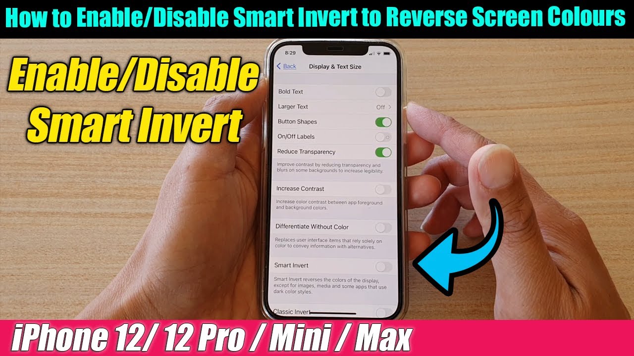 How to Enable an iOS Invert Colors Shortcut on the iPhone