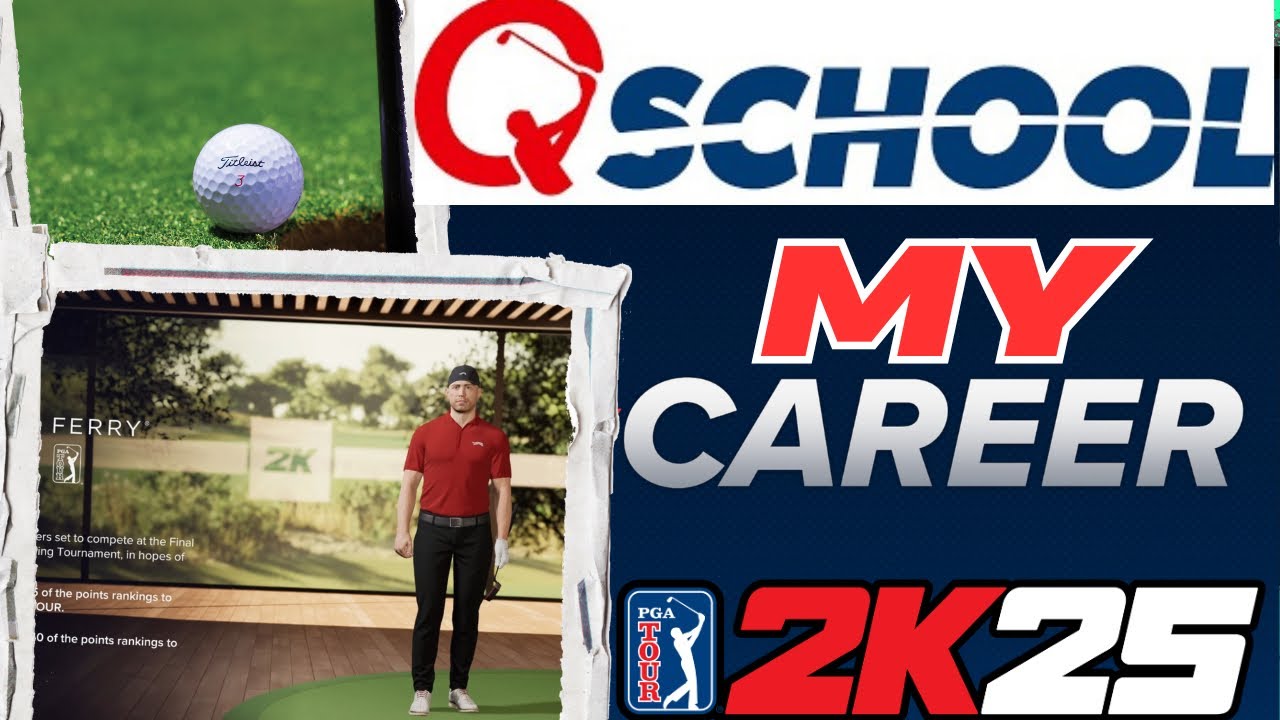 PGA TOUR 2K25 Career Mode - Korn Ferry Q-School Journey Begins! ⛳🏆 ...