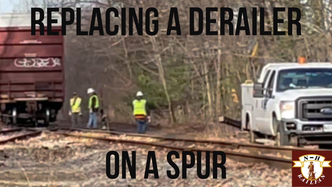 CSX work crew replaces derailer at the Law Lodgistics spur, and PAR #517 switching cars