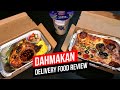 DAHMAKAN | Nasi Kunyit Ayam Rempah & Beef Pepperoni Pizzagne | Delivery Food Review