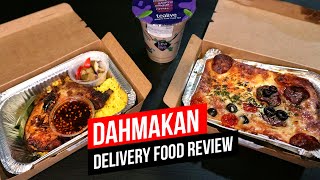 DAHMAKAN | Nasi Kunyit Ayam Rempah & Beef Pepperoni Pizzagne | Delivery Food Review screenshot 1