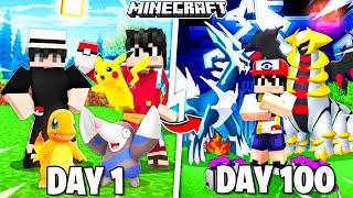 100 Days in Minecraft Pixelmon || Pokeslam.gg Server