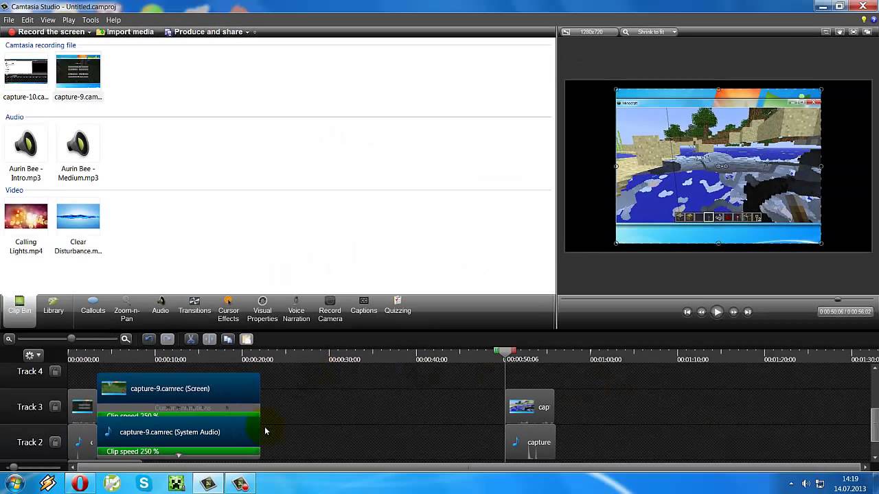 how to use camtasia studio 8