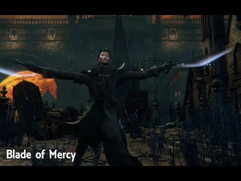 bloodborne blade of mercy move set showcase youtube