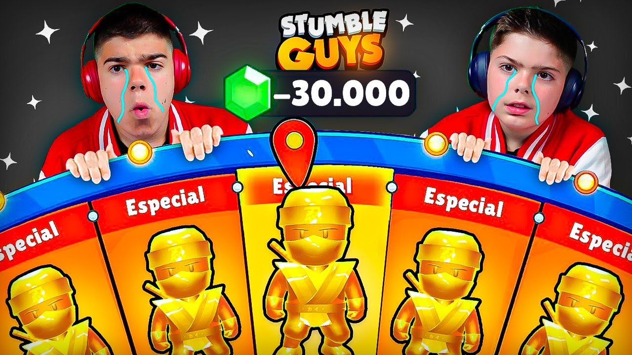 NOS ARUINAMOS CON LA MEJOR RULETA DE STUMBLE GUYS!!!